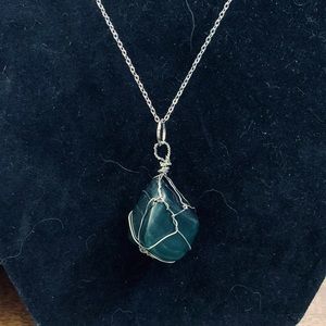 Handmade crystal necklace